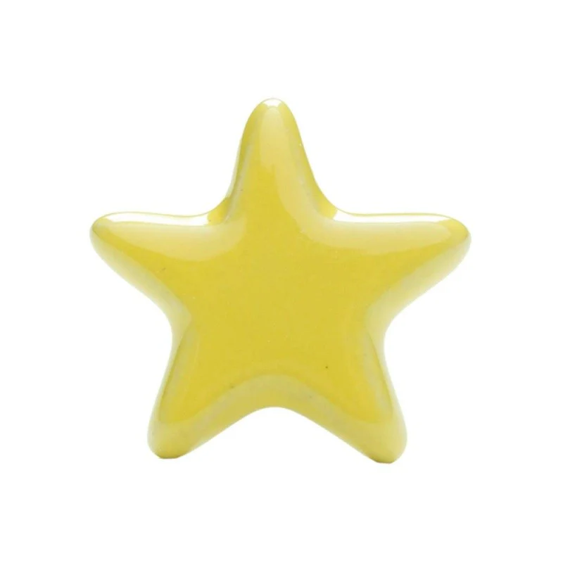 Pomello in Ceramica Stella Gialla